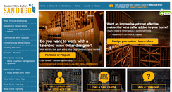 Desktop Screenshot of customwinecellarssandiego.com